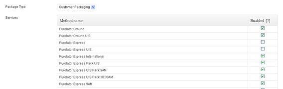 WooCommerce Admin-Enable/Disable allowed Services