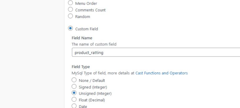 Advanced Post Types Order
