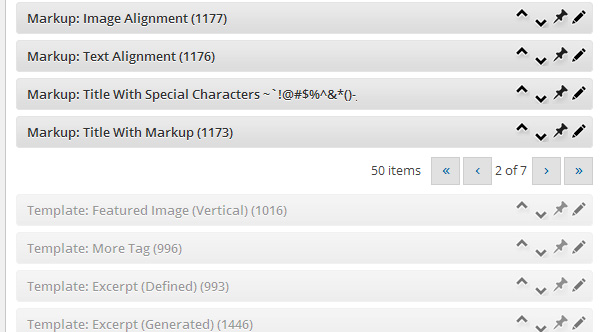 Pagination for large Sort Lists - offset objects